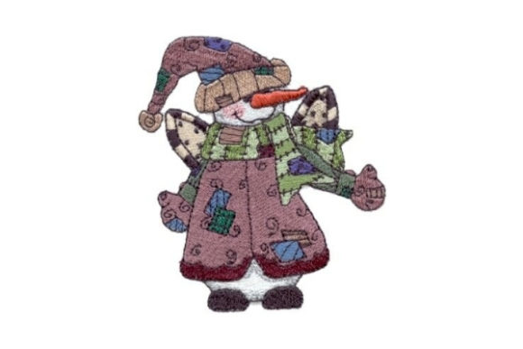 Angelic Snowman Scrappy Embroidery Review