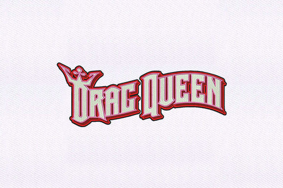 Drag Queen Text Embroidery Review for Boutique Sweatshirts