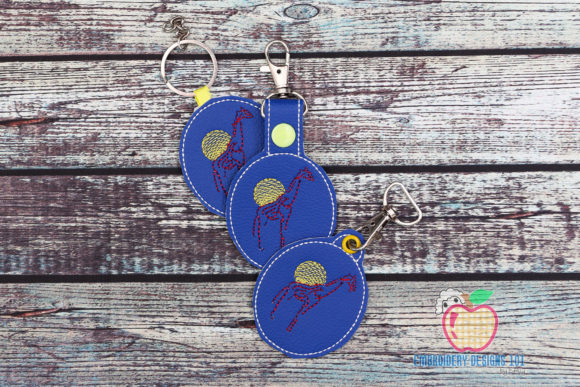 Giraffe Cartoon Style Keyfob Keychain Review
