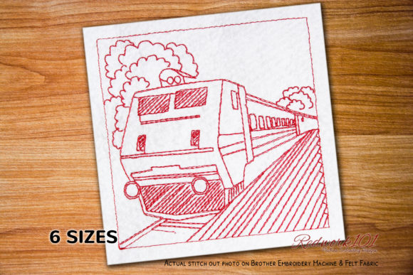 Indian Railways Redwork Embroidery Review