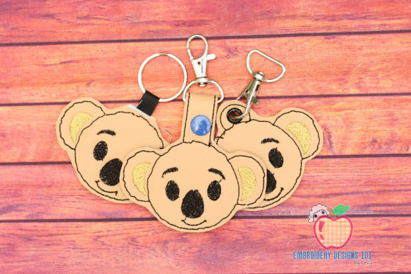 Koala in the Hoop Keyfob Review for Seasonal Embroidery