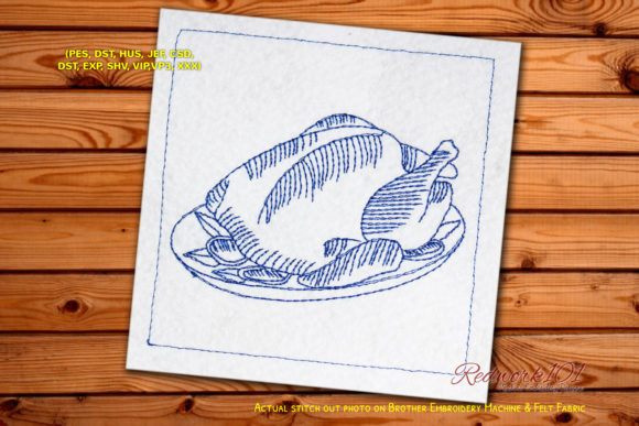 Oven Roasted Turkey Lineart Design Review