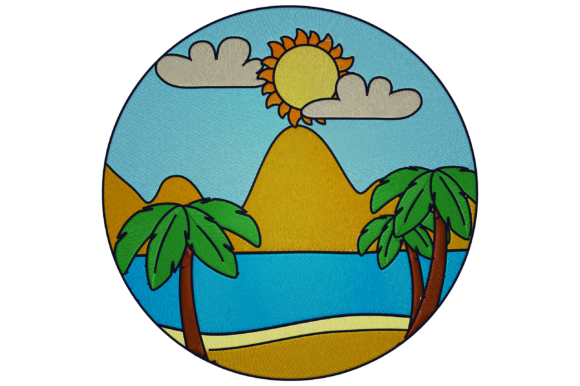 Palm Tree, Island Embroidery Design Review