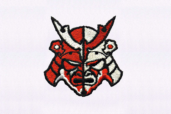 Ronin Samurai Mask Design Review for Seasonal Embroidery
