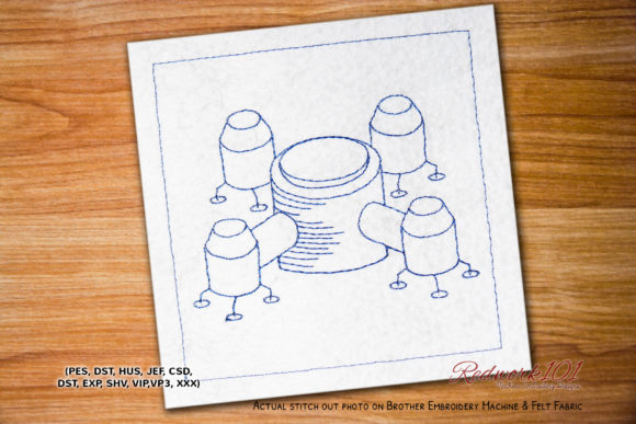 Space with Shuttle Star Lineart Design Review