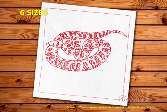 Titanoboa Bluework Embroidery Review