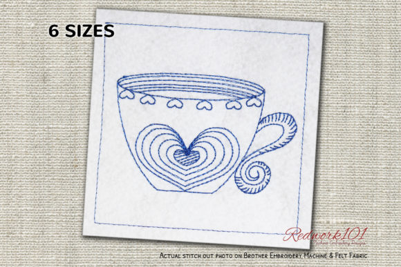 Valentine Day Coffee Cup with Love Embroidery Review